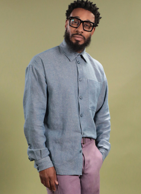 ME2142 | Know Me Sewing Pattern Men's Shirt and Jeans with