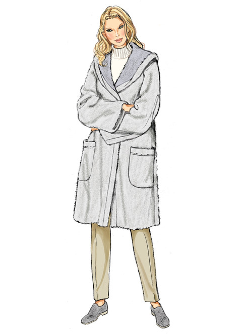 N6811 | New Look Sewing Pattern Misses' Coat in Two Lengths and N6811 | New Look Sewing Pattern Misses' Coat in Two Lengths and