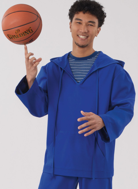 N6818 | New Look Sewing Pattern Unisex Knit Hoodie and Pants and