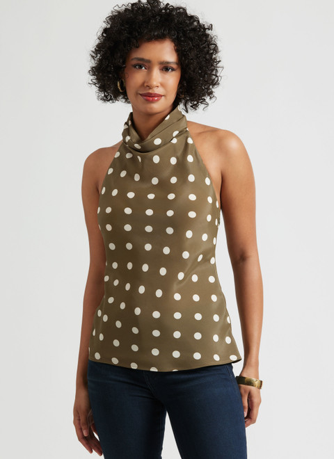 S3166 (PDF) | Simplicity Sewing Pattern Misses' Cowl Neck Top with