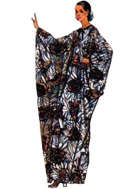 S3179 | Simplicity Sewing Pattern 1970's Misses' Jiffy Caftan
