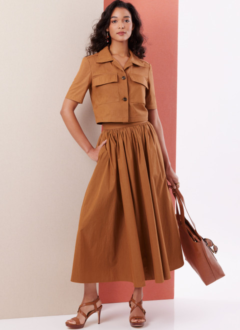 B7061 | Butterick Sewing Pattern Misses' and Miss Petite Jacket
