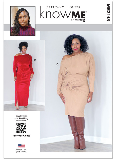 ME2143 (PDF) | Know Me Sewing Pattern Misses' and Women's Knit