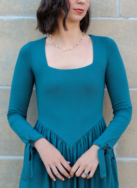 ME2145 (PDF) | Know Me Sewing Pattern Misses' Knit Dress by Holly