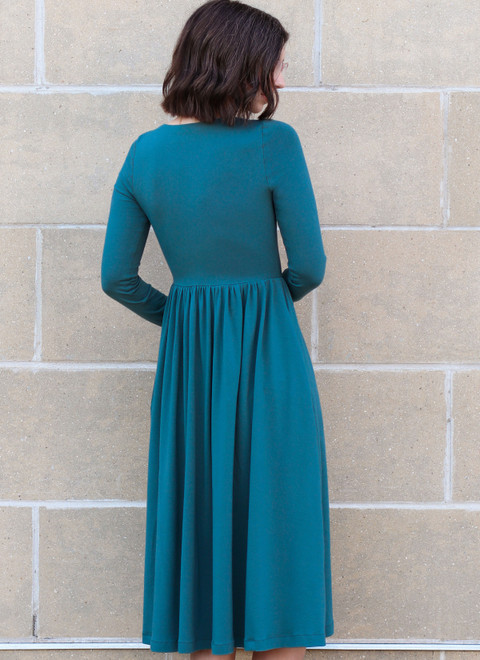 ME2145 (PDF) | Know Me Sewing Pattern Misses' Knit Dress by Holly