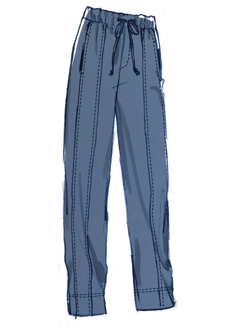 M8636 (PDF) | McCall's Sewing Pattern Unisex Pull On Pants | McCall's