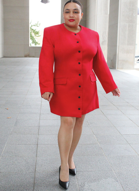 Know Me ME2146 | Know Me Sewing Pattern Misses' Blazer Dress by Raven Maureen
