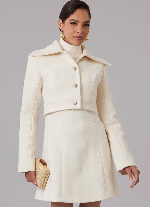 M8626 | McCall's Sewing Pattern Misses' Cropped Jacket and