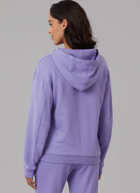 M8633 | McCall's Sewing Pattern Misses' Sweatshirt, Hoodie, Shorts