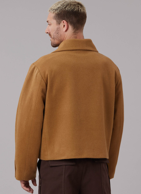 M8638 | McCall's Sewing Pattern Men's Double Breasted Jacket in