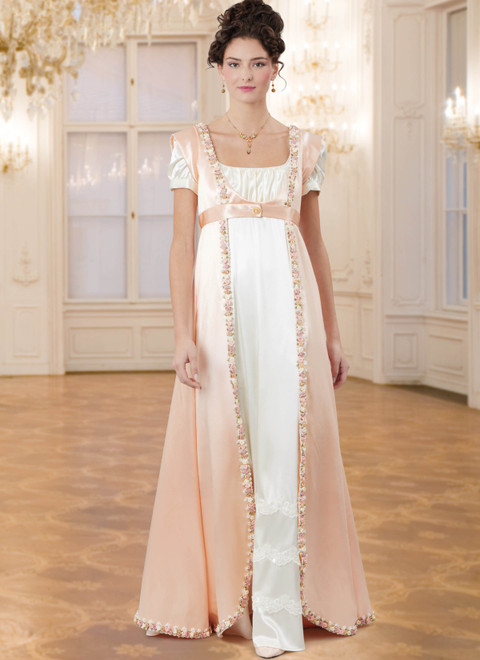 M8648 | McCall's Sewing Pattern Misses' Regency Coat and Open