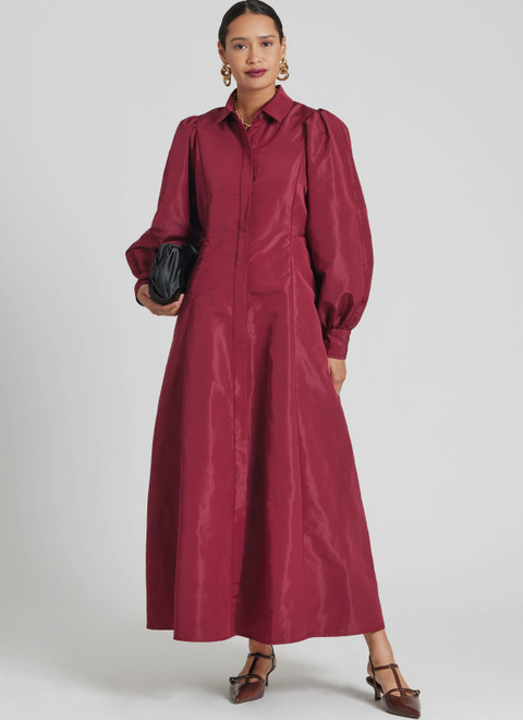 Simplicity S3193 | Simplicity Sewing Pattern Misses' Shirtdress with Sleeve and Length Variations