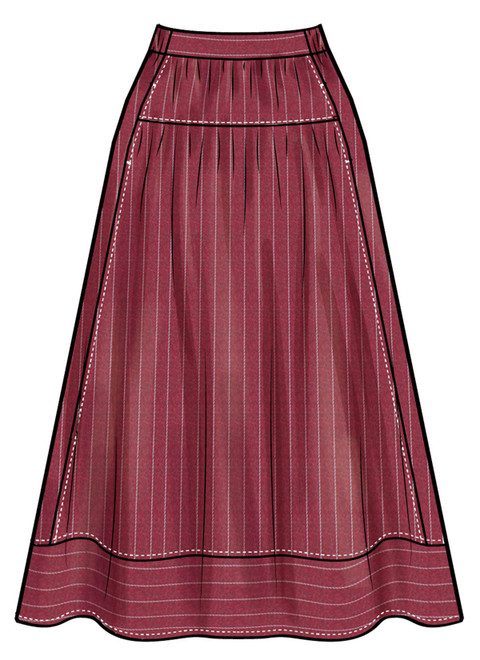 Simplicity S3198 | Simplicity Sewing Pattern Misses' Gathered Skirt in Two Lengths