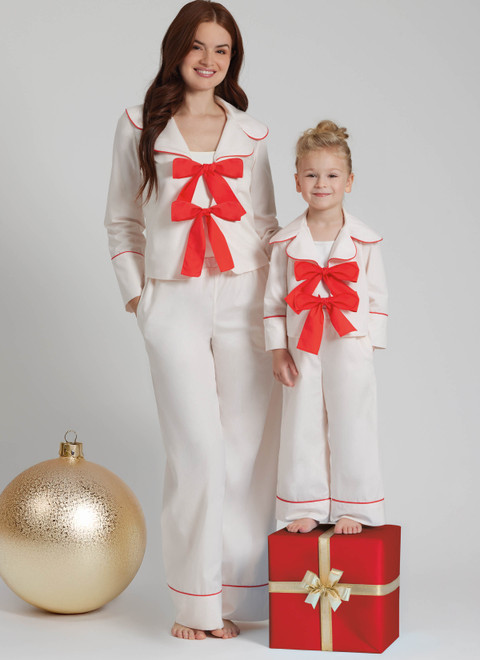 Simplicity S3202 | Simplicity Sewing Pattern Children's and Misses' Lounge Top, Shorts and Pants