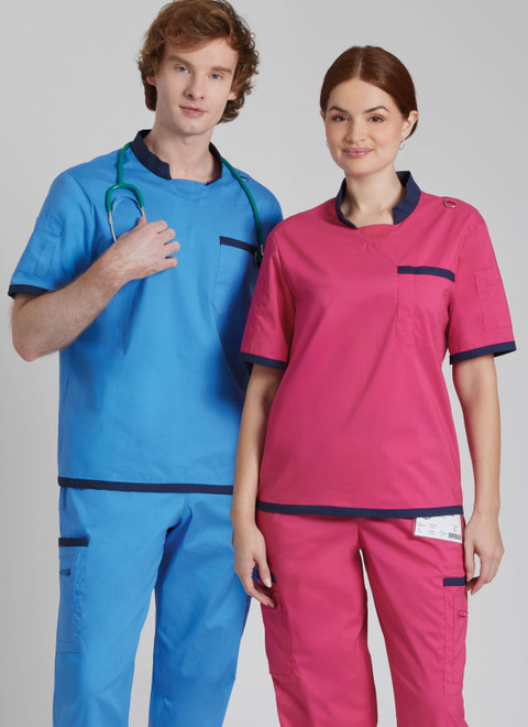 S3203 (PDF) | Simplicity Sewing Pattern Unisex Scrubs | Simplicity