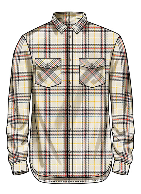 Simplicity S3206 | Simplicity Sewing Pattern Men's Shirt