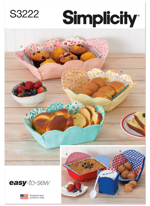 Simplicity S3222 | Simplicity Sewing Pattern Patchwork Cozies | Front of Envelope