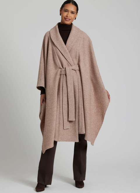 Simplicity S3197 | Simplicity Sewing Pattern Misses' Capes and Tie Belt