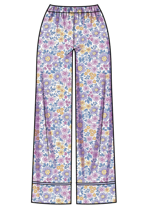 Simplicity S3202 | Simplicity Sewing Pattern Children's and Misses' Lounge Top, Shorts and Pants