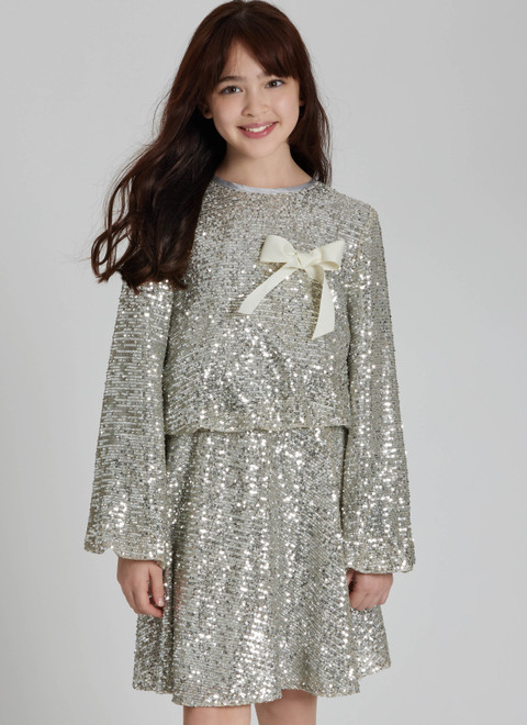 Simplicity S3210 | Simplicity Sewing Pattern Children's and Girls' Two-Piece Dress