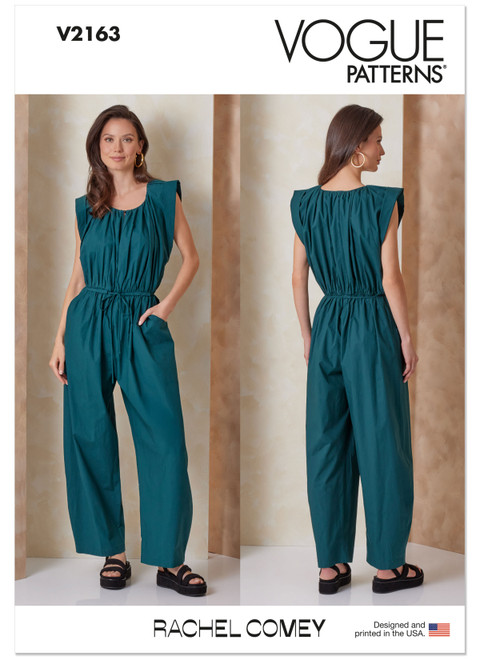 V2163 (PDF) | Vogue Patterns Misses' Jumpsuit by Rachel Comey