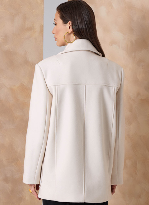 V2159 | Vogue Patterns Misses' Double-Breasted Jacket | Vogue Patterns
