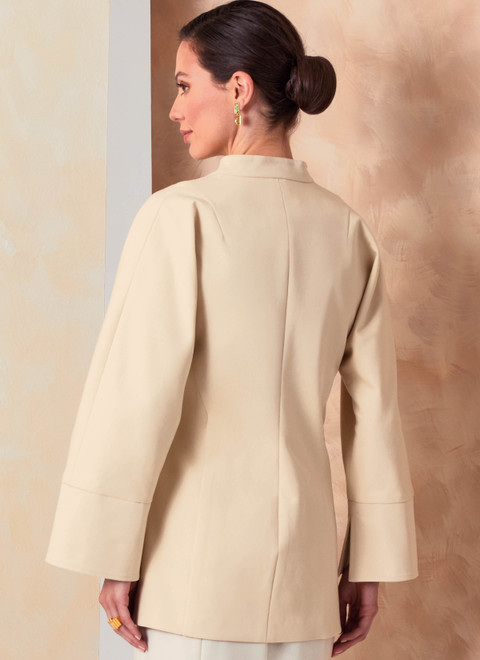 Vogue Patterns V2165 | Vogue Patterns Misses' Wrap Jacket, Slim Midi Skirt and Straight Leg Pants