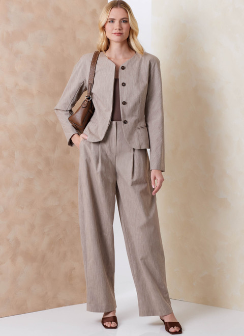 V2166 | Vogue Patterns Misses' Jacket and Pants | Vogue Patterns