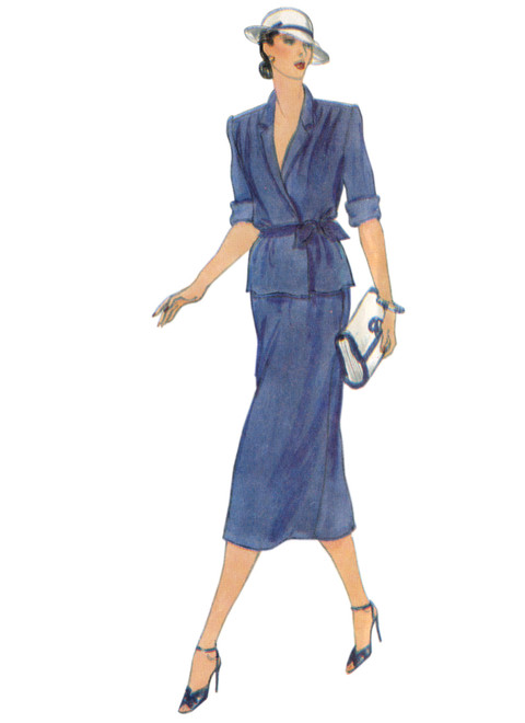 Vogue Patterns V2171 | Vogue Patterns 1970s Misses' Vintage Dress, Top and Skirt