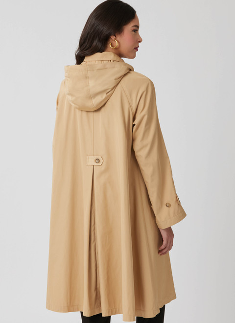 M8655 (PDF) | McCall's Sewing Pattern Misses' Trench Coat in Three