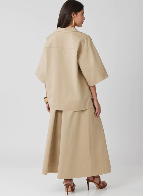 McCall's M8662 | Misses' Top and Skirt