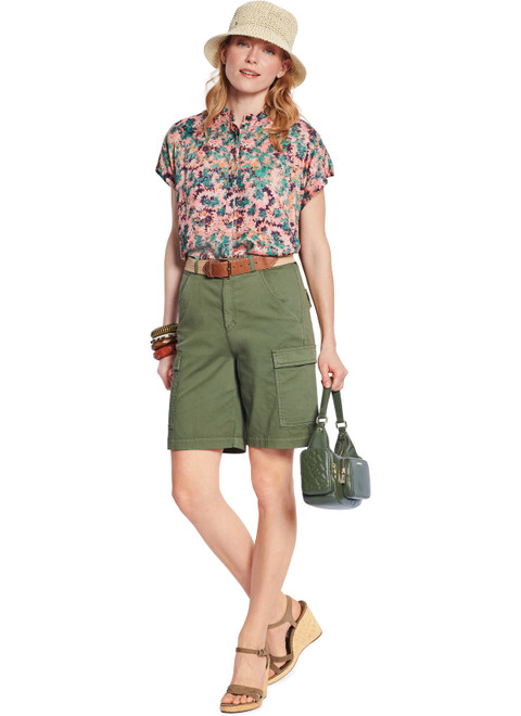 Burda Style BUR5636 | Burda Style Pattern 5636 Misses' Blouse