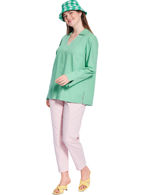 Burda Style BUR5665 | Burda Style Pattern 5665 Misses' Blouse