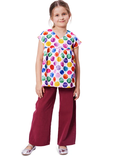 Burda Style BUR9195 | Burda Style Pattern 9195 Children's Blouse