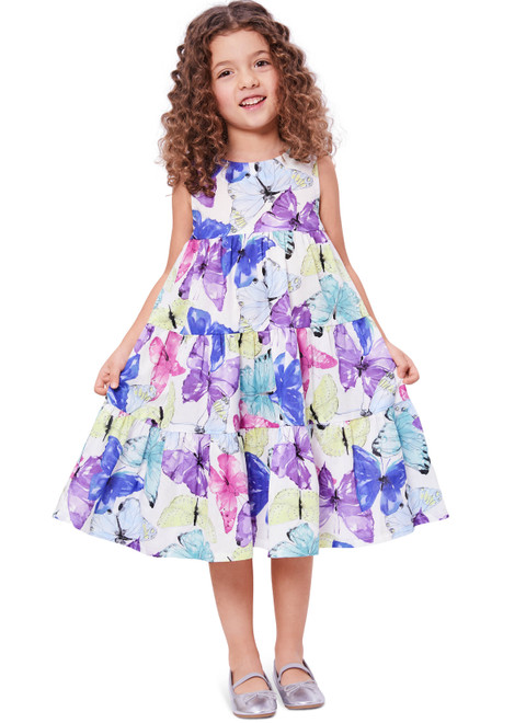 Burda Style BUR9197 | Burda Style Pattern 9197 Children's Dresses