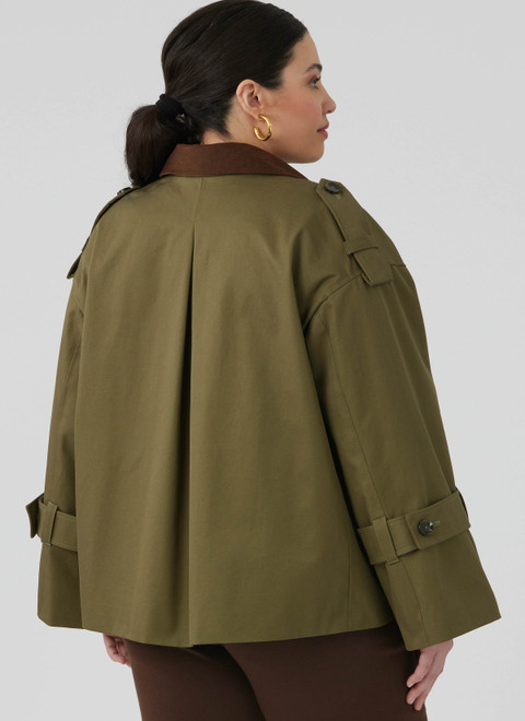 M8656 | Misses' and Women's Trench Jacket | McCall's