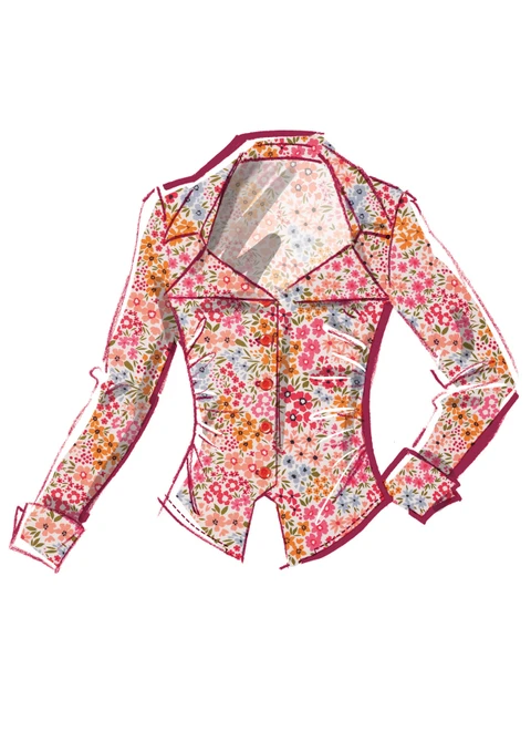 McCall's M8658 | Misses' Woven Top with Sleeve Variations