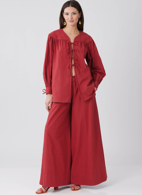 McCall's M8663 | Misses' Lounge Top, Shorts and Pants