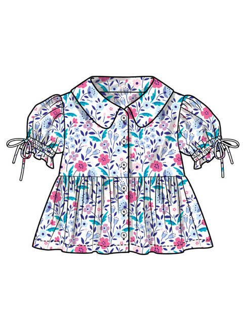 M8665 | Babies' Tops, Bloomers and Pants | McCall's