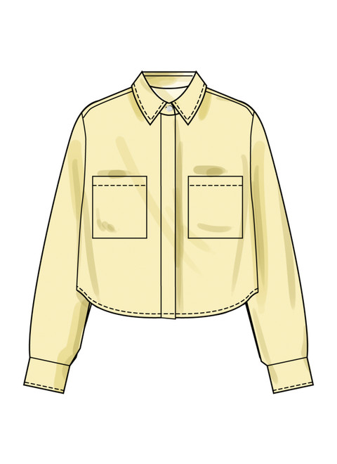 Simplicity S3232 | Simplicity Sewing Pattern Misses' Oversized Shirt