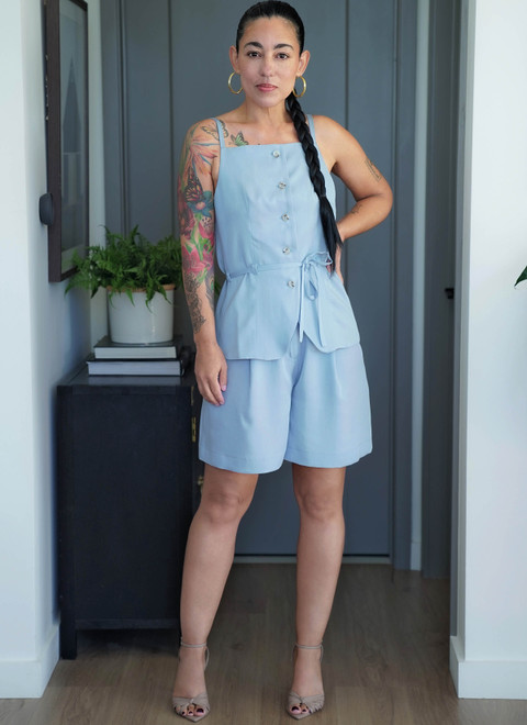 Simplicity S3238 | Simplicity Sewing Pattern Misses' Vest Top and Shorts by Mimi G Style