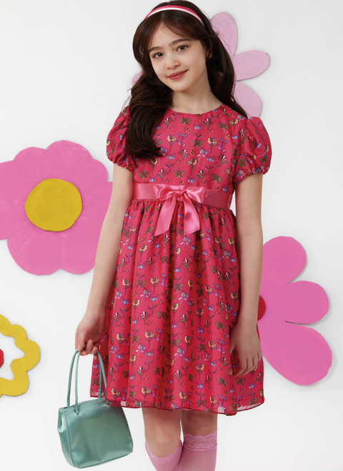 Simplicity S3245 | Simplicity Sewing Pattern Girls' Dress with Sleeve Variations