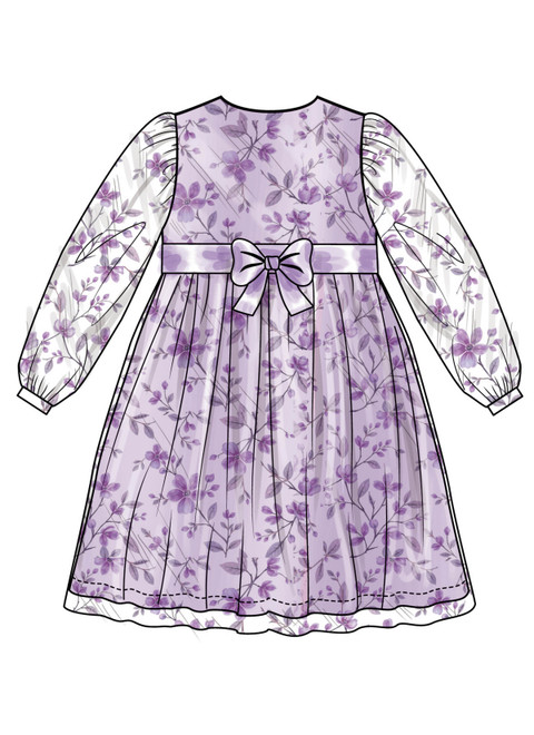 Simplicity S3245 | Simplicity Sewing Pattern Girls' Dress with Sleeve Variations