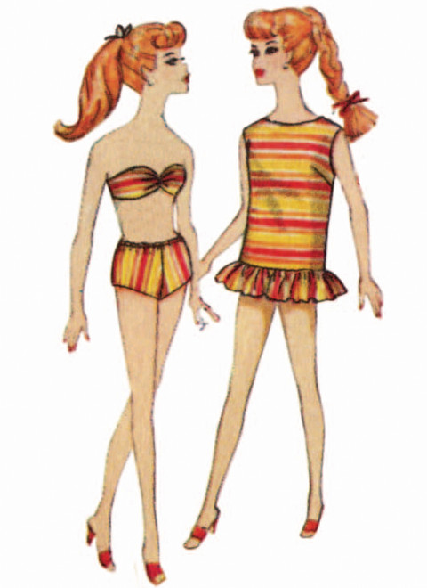 Simplicity S3261 | Simplicity Sewing Pattern Vintage 11 1/2" Doll Clothes