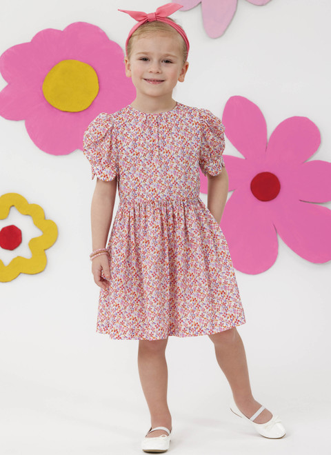 Simplicity S3244 | Simplicity Sewing Pattern Children's Dresses, Bolero and Headband in Three Sizes
