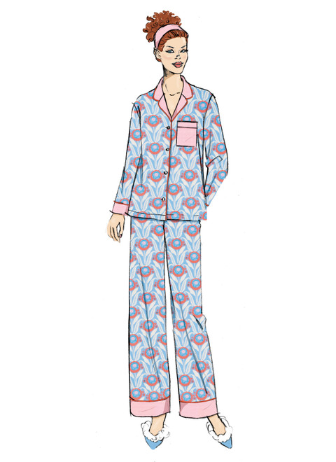Butterick B7083 | Butterick Sewing Pattern Misses' Pajamas