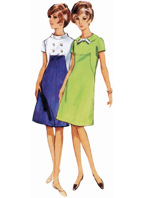 Butterick B7091 | Butterick Sewing Pattern 1960s Misses' One-Piece Dress