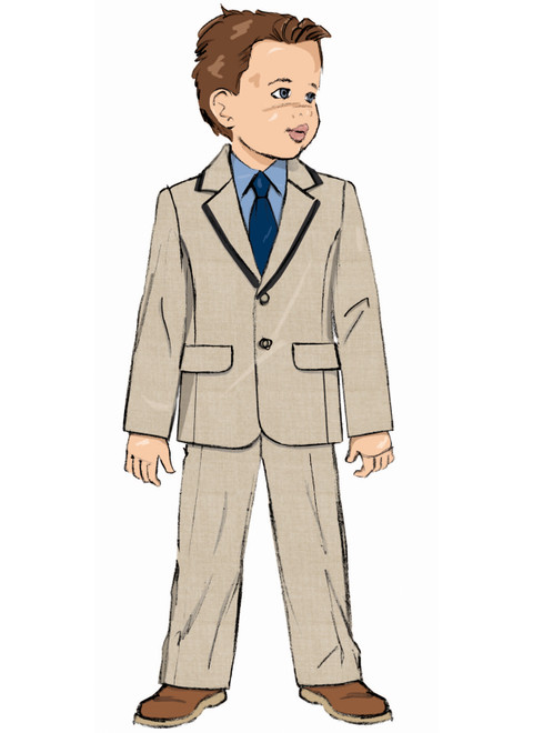 Butterick B7087 | Butterick Sewing Pattern Boys' Blazer and Pants