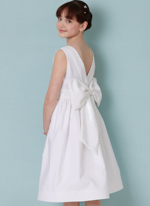 Butterick B7089 | Butterick Sewing Pattern Girl's Dress with Sleeve Variations