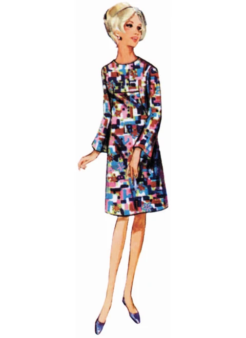 Butterick B7091 | Butterick Sewing Pattern 1960s Misses' One-Piece Dress